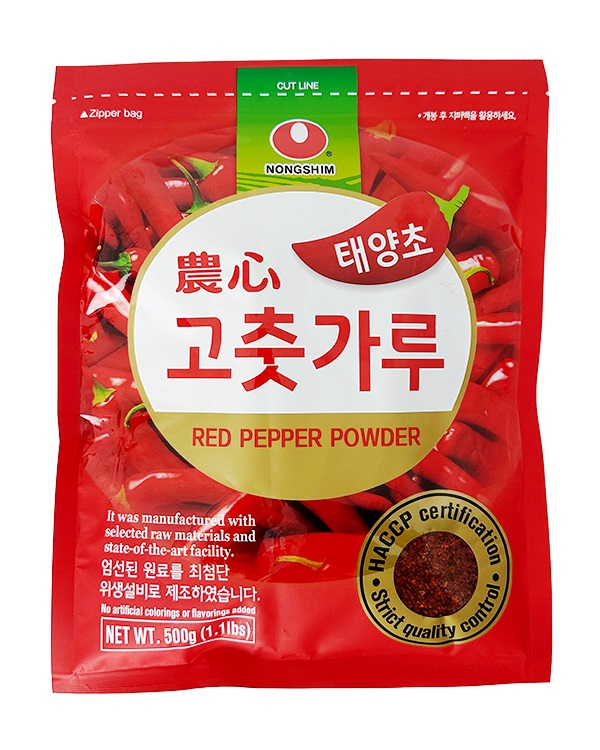 Peperoncino rosso coreano Gochugaru (grosso) - Nong Shim 500g.